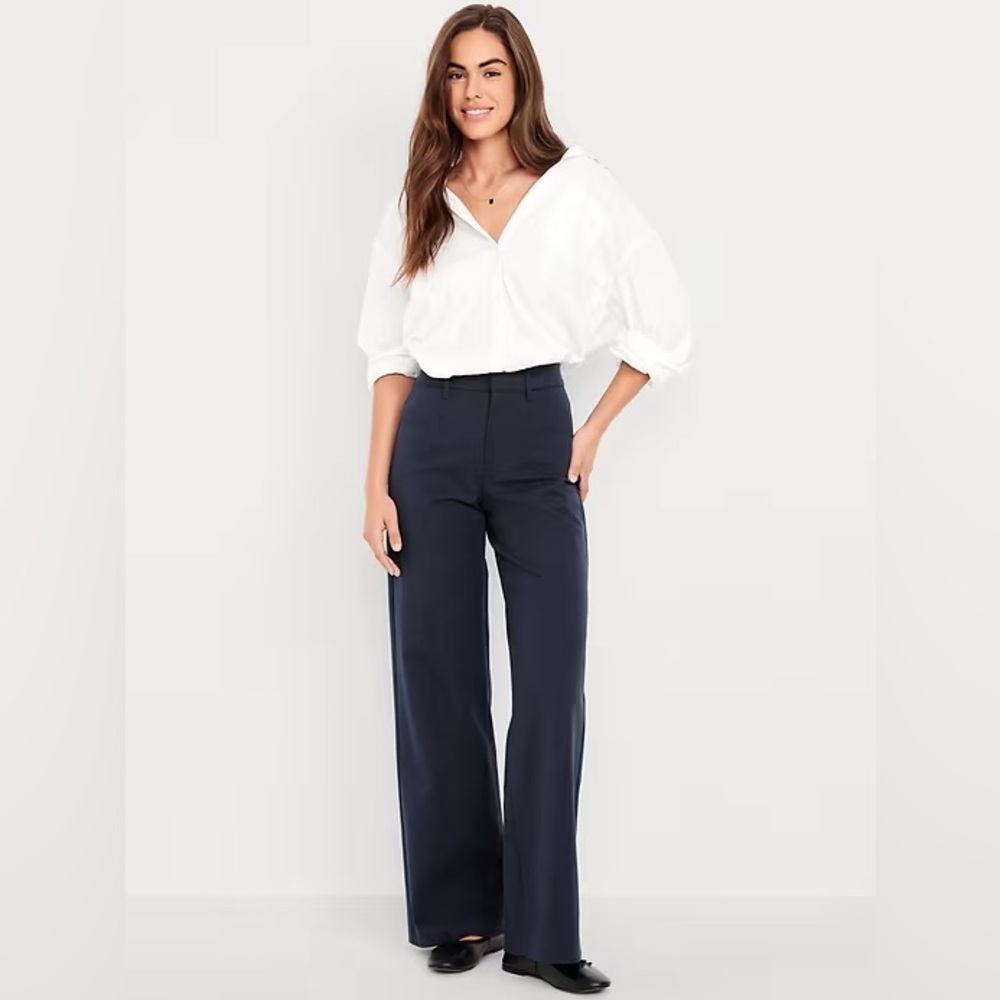 NWT! Old Navy High-Waisted Pixie Super Wide-Leg Pants 842744 🩷
